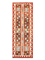 Maimana Afghanistan Kilim Runner Rug - 203 x 74 cm