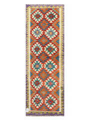 Maimana Afghanistan Kilim Runner Rug - 195 x 67 cm