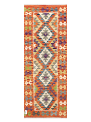 Maimana Afghanistan Kilim Runner Rug - 191 x 73 cm