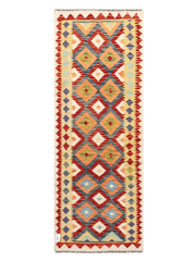 Maimana Afghanistan Kilim Runner Rug - 192 x 70 cm