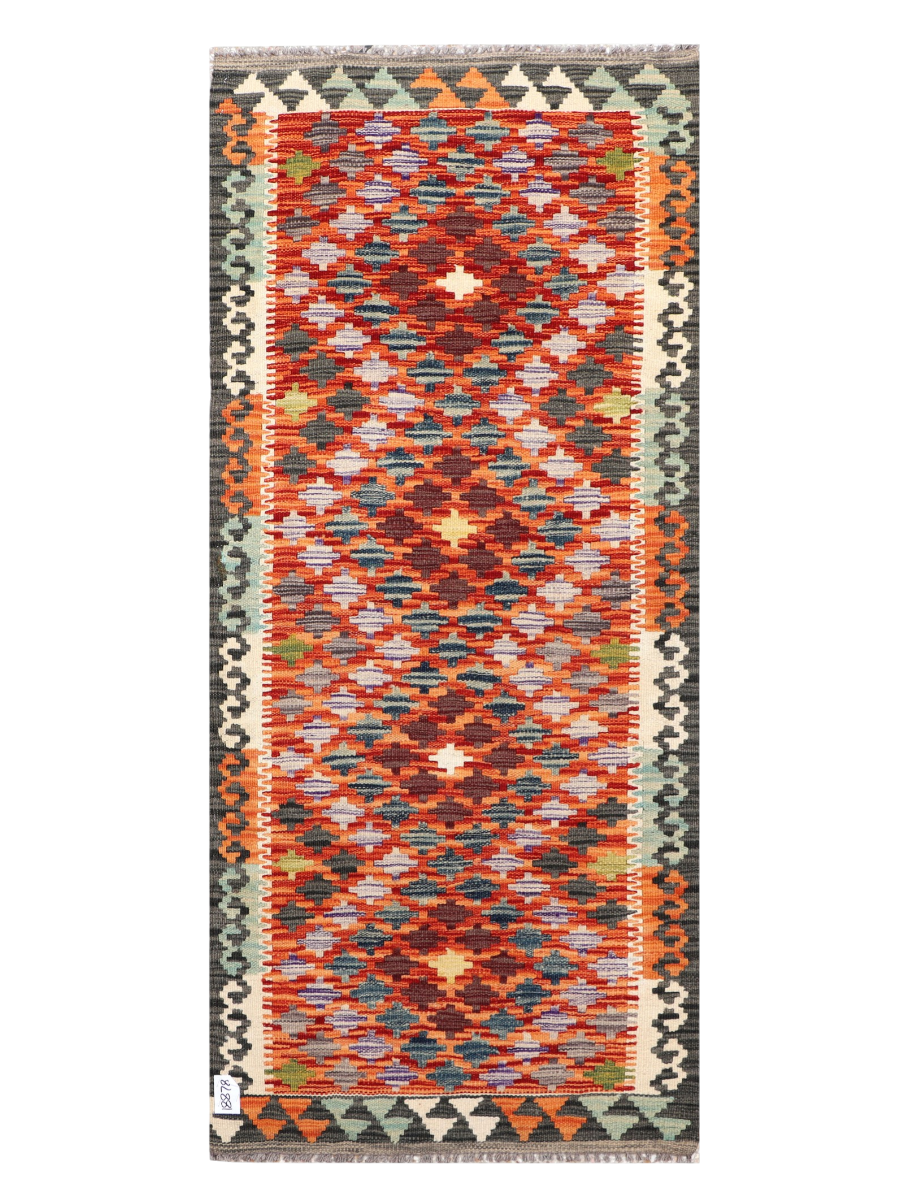 Maimana Afghanistan Kilim Runner Rug - 185 x 81 cm