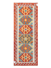 Maimana Afghanistan Kilim Runner Rug - 193 x 73 cm