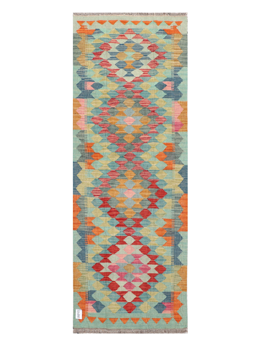Maimana Afghanistan Kilim Runner Rug - 204 x 73 cm