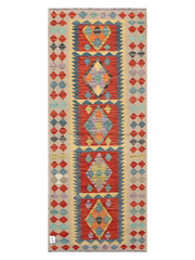 Maimana Afghanistan Kilim Runner Rug - 200 x 81 cm