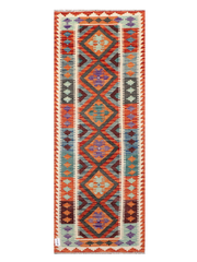 Maimana Afghanistan Kilim Runner Rug - 202 x 75 cm