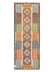 Maimana Afghanistan Kilim Runner Rug - 194 x 75 cm
