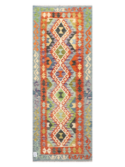 Maimana Afghanistan Kilim Runner Rug - 199 x 76 cm
