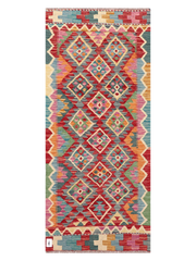 Maimana Afghanistan Kilim Runner Rug - 189 x 81 cm