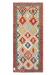 Maimana Afghanistan Kilim Runner Rug - 188 x 80 cm