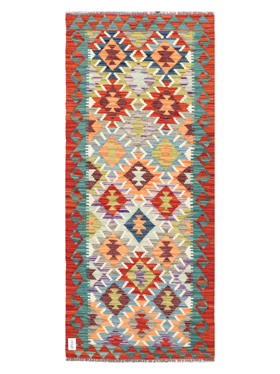 Maimana Afghanistan Kilim Runner Rug - 188 x 80 cm