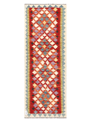 Maimana Afghanistan Kilim Runner Rug - 195 x 72 cm