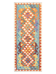 Maimana Afghanistan Kilim Runner Rug - 190 x 76 cm