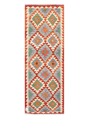 Maimana Afghanistan Kilim Runner Rug - 201 x 72 cm