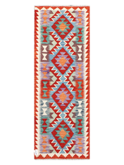 Maimana Afghanistan Kilim Runner Rug - 196 x 70 cm