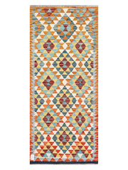 Maimana Afghanistan Kilim Runner Rug - 199 x 85 cm