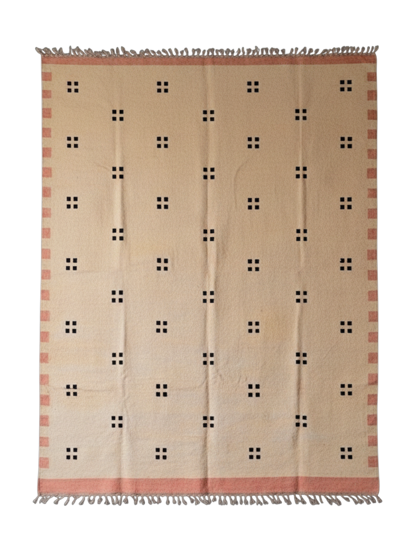 Scandinavian Kilim Rug - Size: 306 x 250 cm