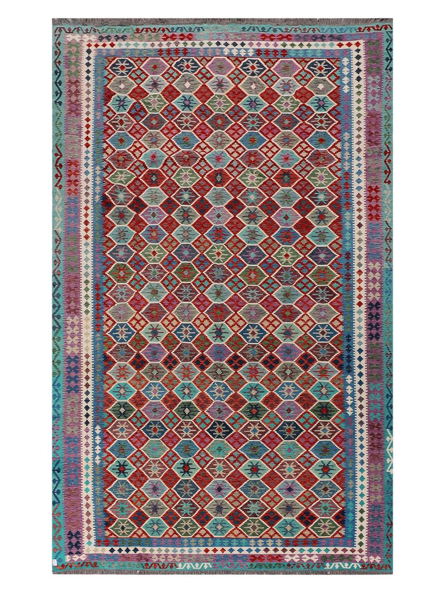 Maimana Afghanistan Kilim Area Rug - 492 x 301 cm