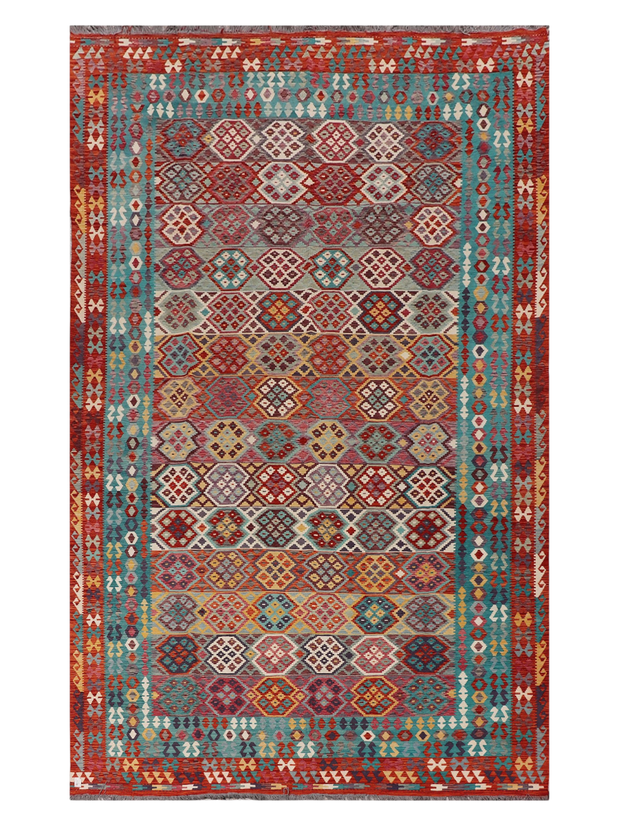 Maimana Afghanistan Kilim Area Rug - 488 x 302 cm