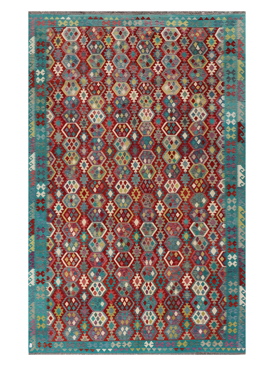 Maimana Afghanistan Kilim Area Rug - 483 x 306 cm