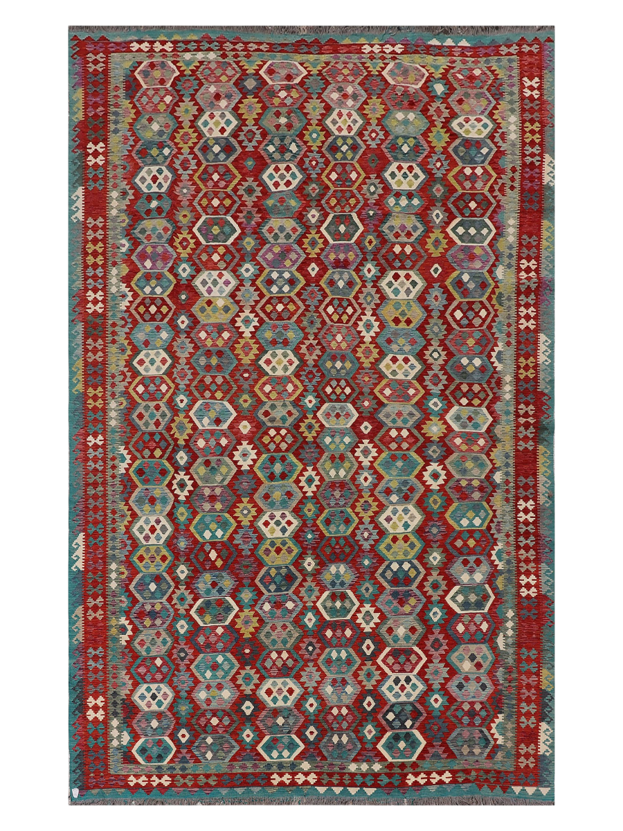 Maimana Afghanistan Kilim Area Rug - 479 x 299 cm
