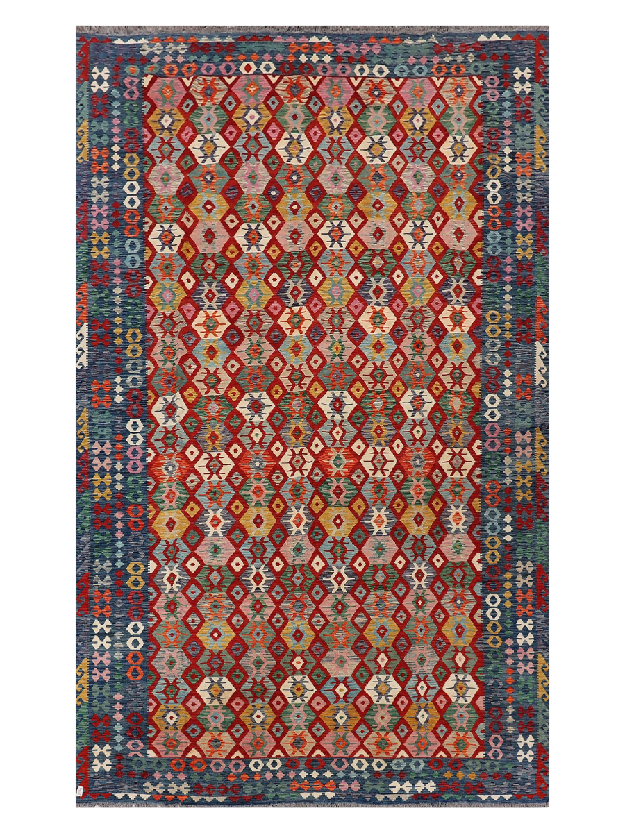 Maimana Afghanistan Kilim Area Rug - 493 x 298 cm