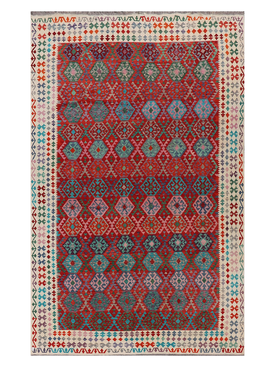 Maimana Afghanistan Kilim Area Rug - 481 x 299 cm
