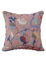 Suzani Hand Embroidered Cushion Cover - 45 x 45 cm