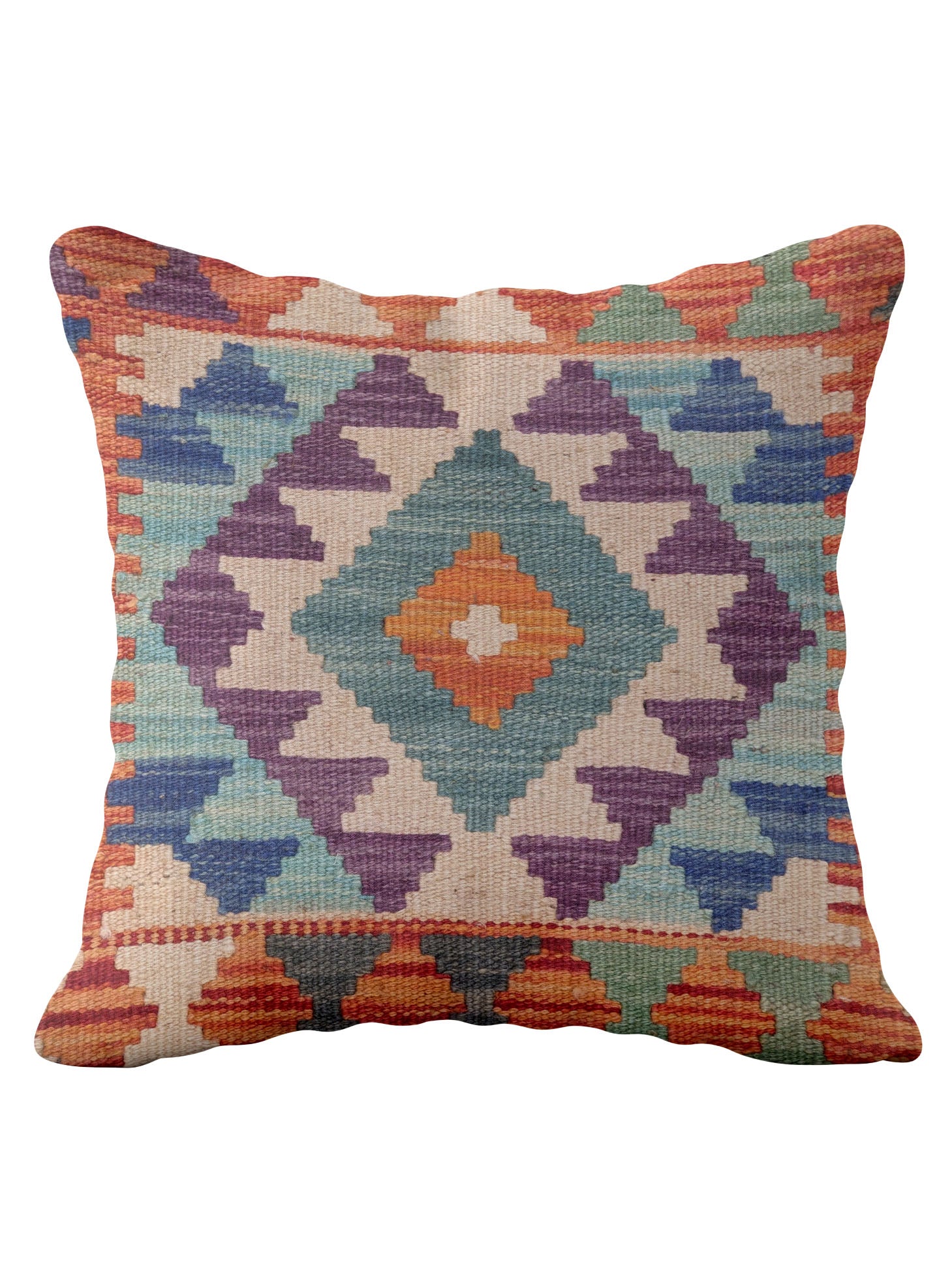 Afghan Kilim Cushion Cover - 45 x 45 cm