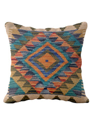 Afghan Kilim Cushion Cover - 45 x 45 cm