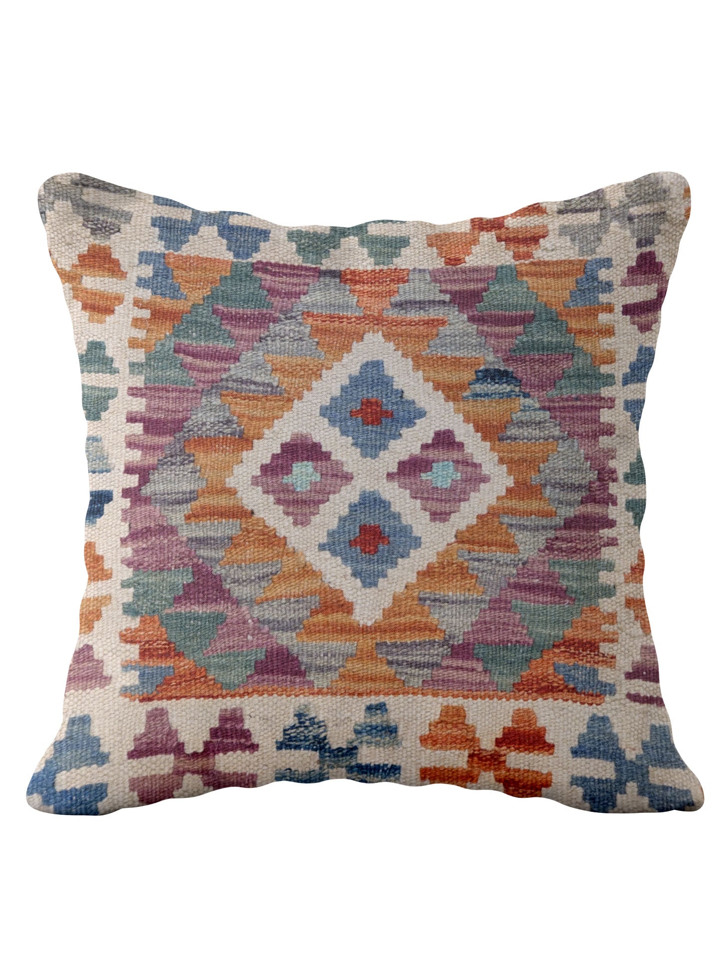 Afghan Kilim Cushion Cover - 45 x 45 cm