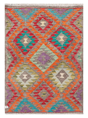 Maimana Afghanistan Kilim Accent Rug - 122 x 87 cm