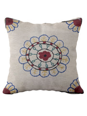 Suzani Hand Embroidered Cushion Cover - 45 x 45 cm