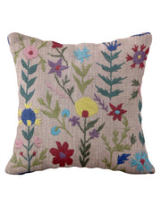 Suzani Hand Embroidered Cushion Cover - 45 x 45 cm