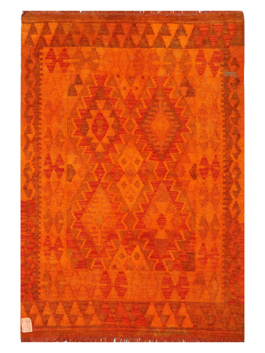 Maimana Afghanistan Kilim Accent Rug - 148 x 100 cm