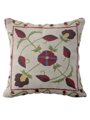 Suzani Hand Embroidered Cushion Cover - 45 x 45 cm