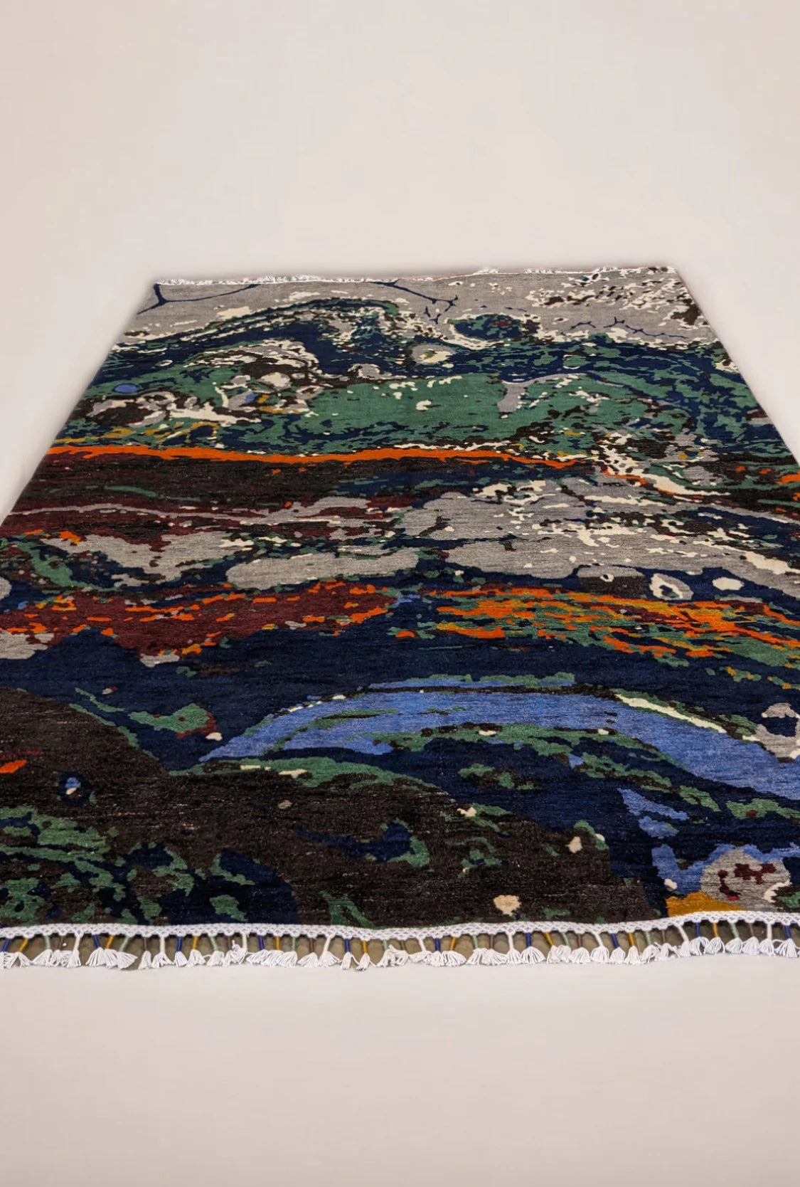Moderner Chobi Seiden- & Wollteppich - Größe: 286 × 182 cm