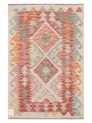 Maimana Afghanistan Kilim Accent Rug - 118 x 78 cm