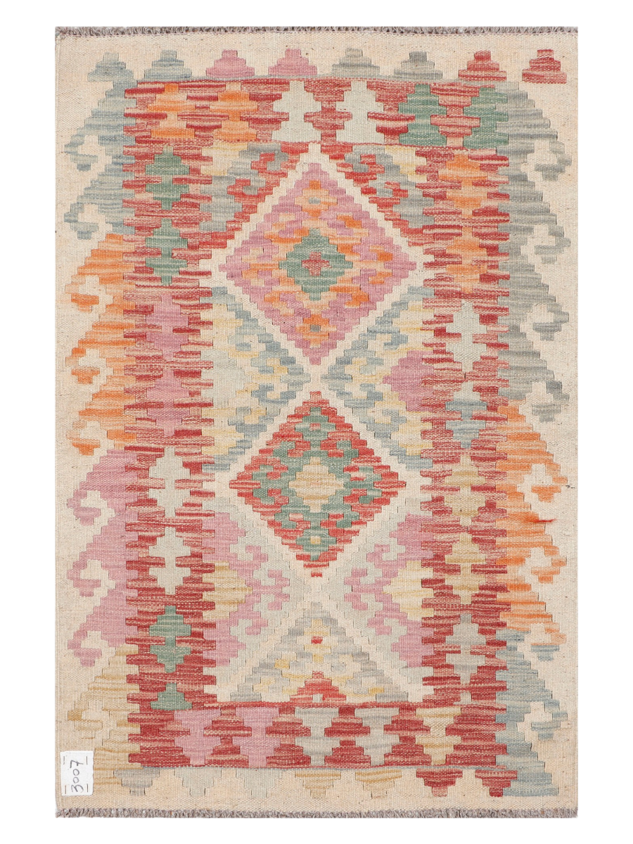 Maimana Afghanistan Kilim Accent Rug - 118 x 78 cm