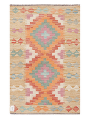 Maimana Afghanistan Kilim Accent Rug - 127 x 81 cm