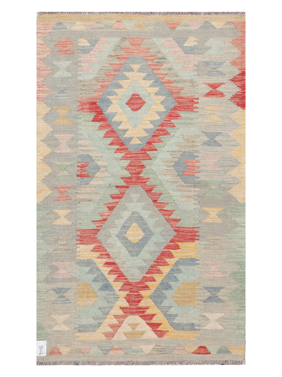 Maimana Afghanistan Kilim Runner Rug - 150 x 89 cm