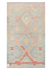 Maimana Afghanistan Kilim Runner Rug - 151 x 89 cm