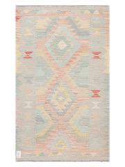 Maimana Afghanistan Kilim Accent Rug - 148 x 89 cm