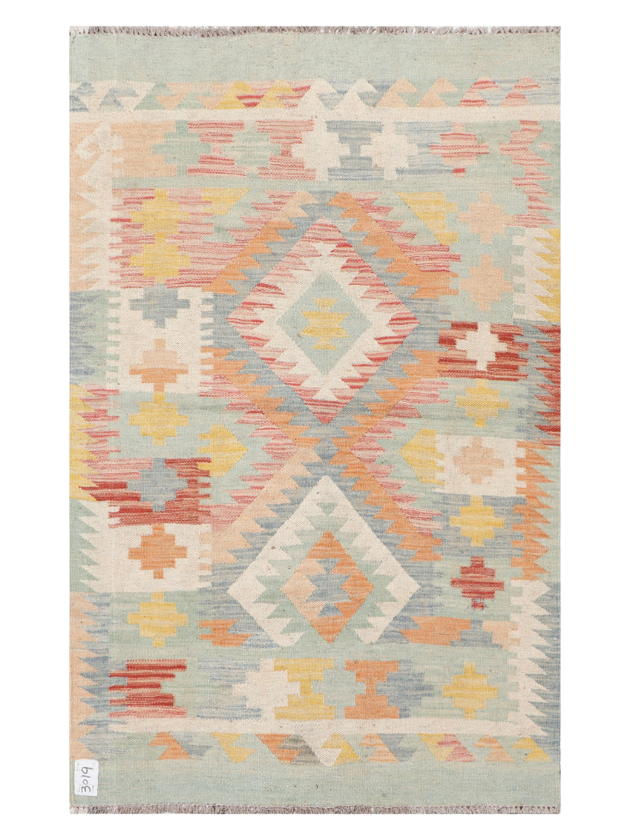 Maimana Afghanistan Kilim Accent Rug - 146 x 91 cm