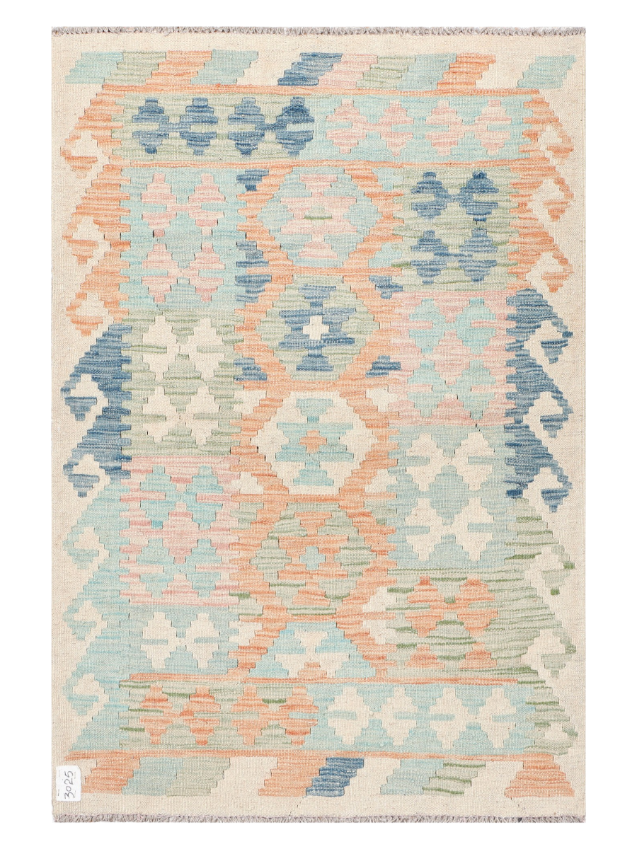 Maimana Afghanistan Kilim Accent Rug - 149 x 100 cm
