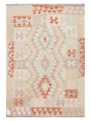 Maimana Afghanistan Kilim Accent Rug - 149 x 103 cm