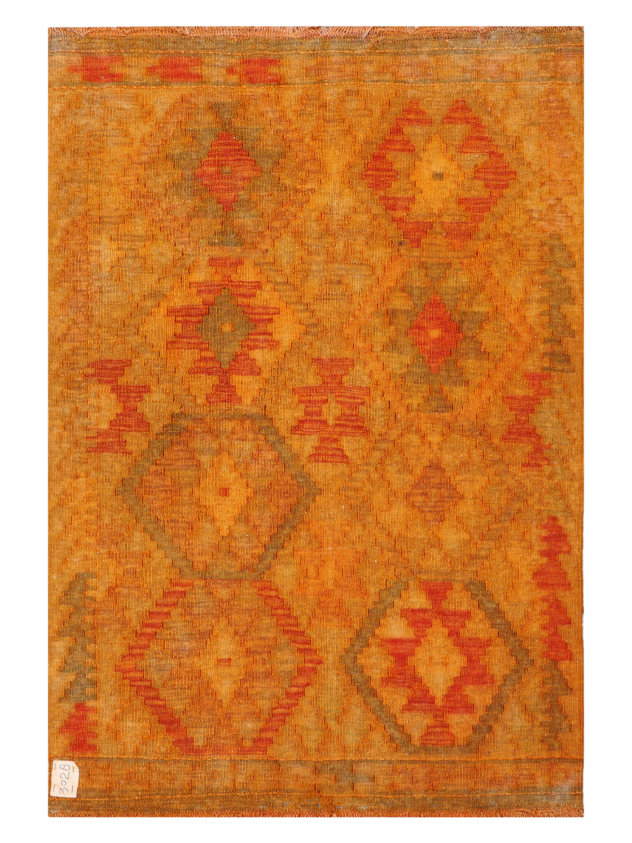 Maimana Afghanistan Kilim Accent Rug - 146 x 99 cm