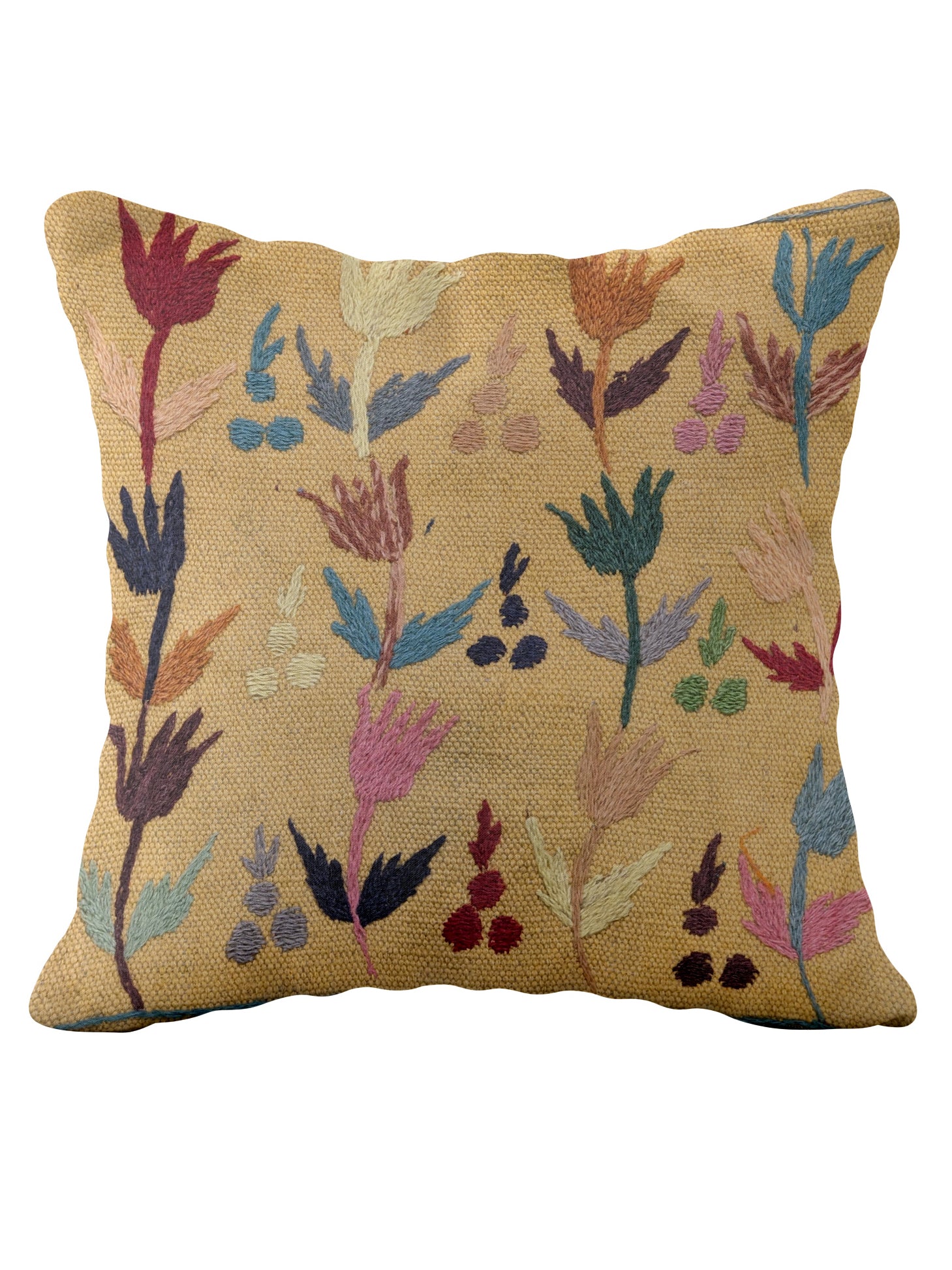 Suzani Hand Embroidered Cushion Cover - 45 x 45 cm