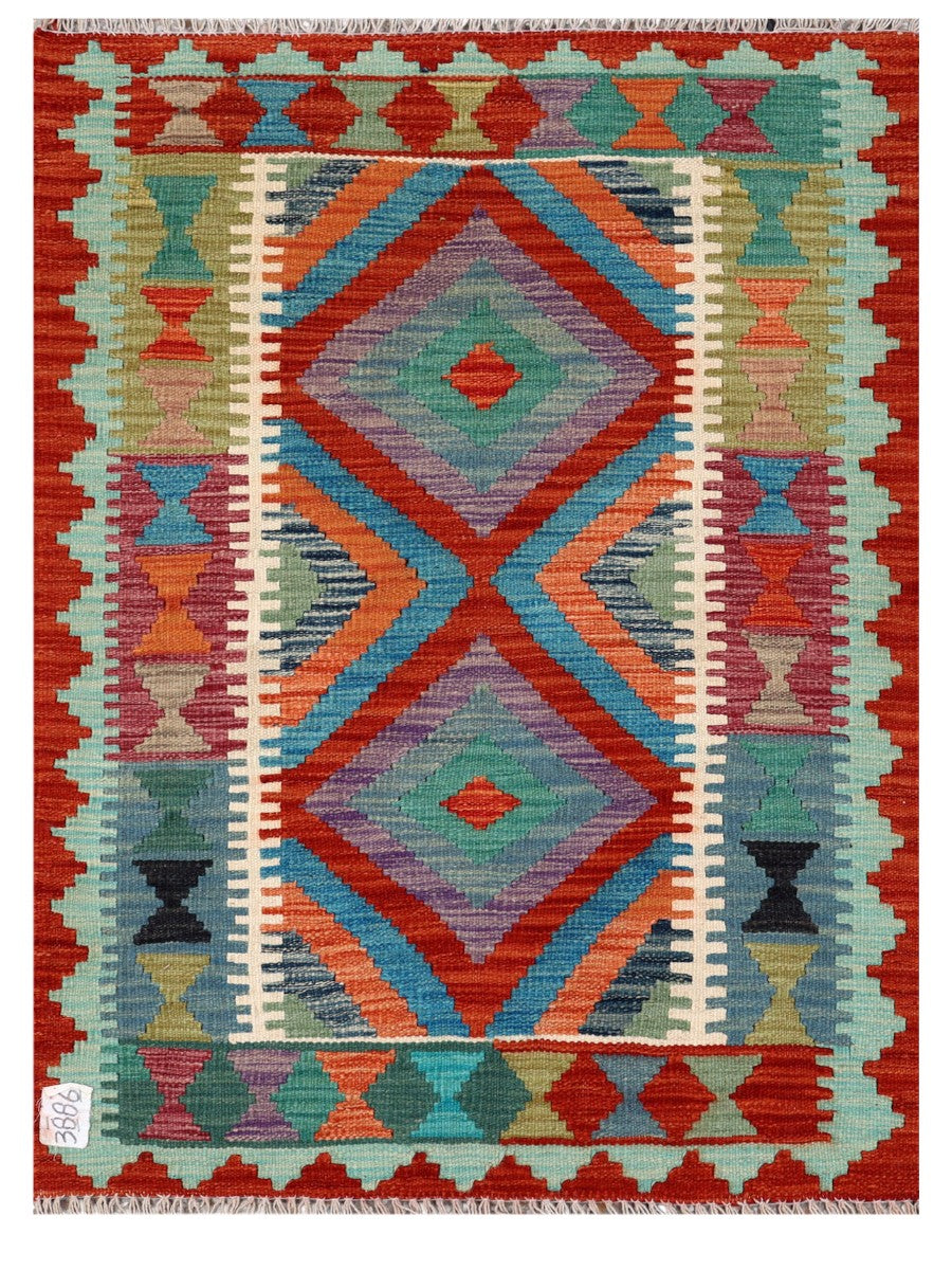 Maimana Afghanistan Kilim Rug 