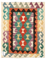 Maimana Afghanistan Kilim Rug - 82 x 63 cm