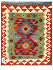 Maimana Afghanistan Kilim Rug - 85 x 66 cm